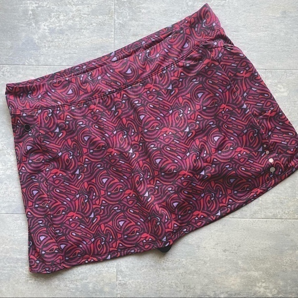 LL Bean Vista Short Skirt Short Skort Large EUC